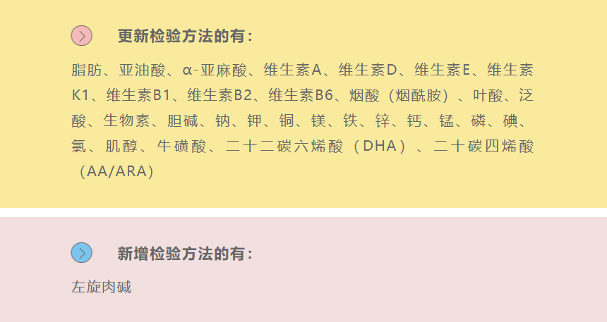 这些婴幼儿配方食品系列食品安全标准即将实施